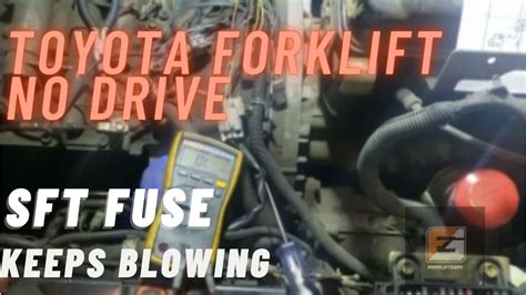 toyota forklift no drive fuse